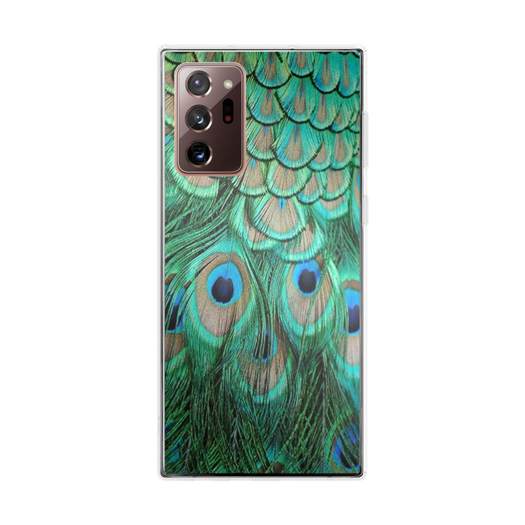 Peacock Feather Galaxy Note 20 Ultra Case