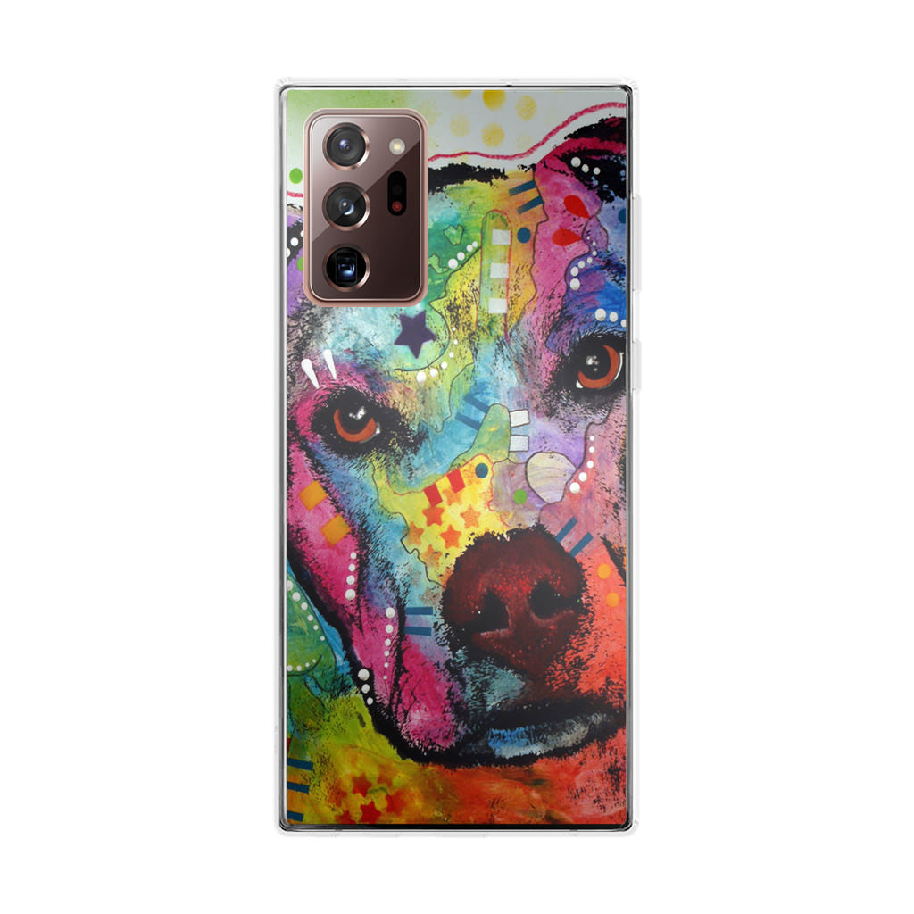 Pitbull Love Painting Galaxy Note 20 Ultra Case