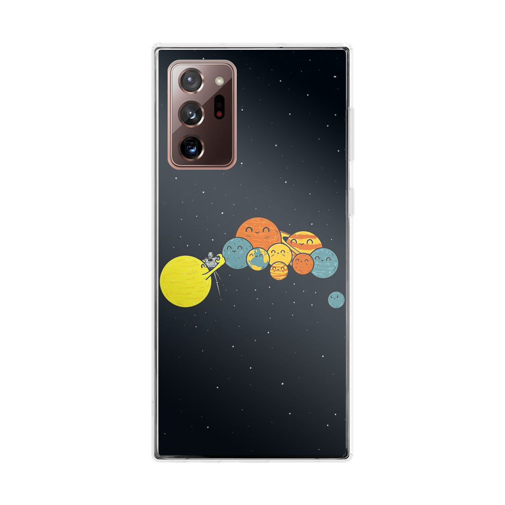 Planet Cute Illustration Galaxy Note 20 Ultra Case