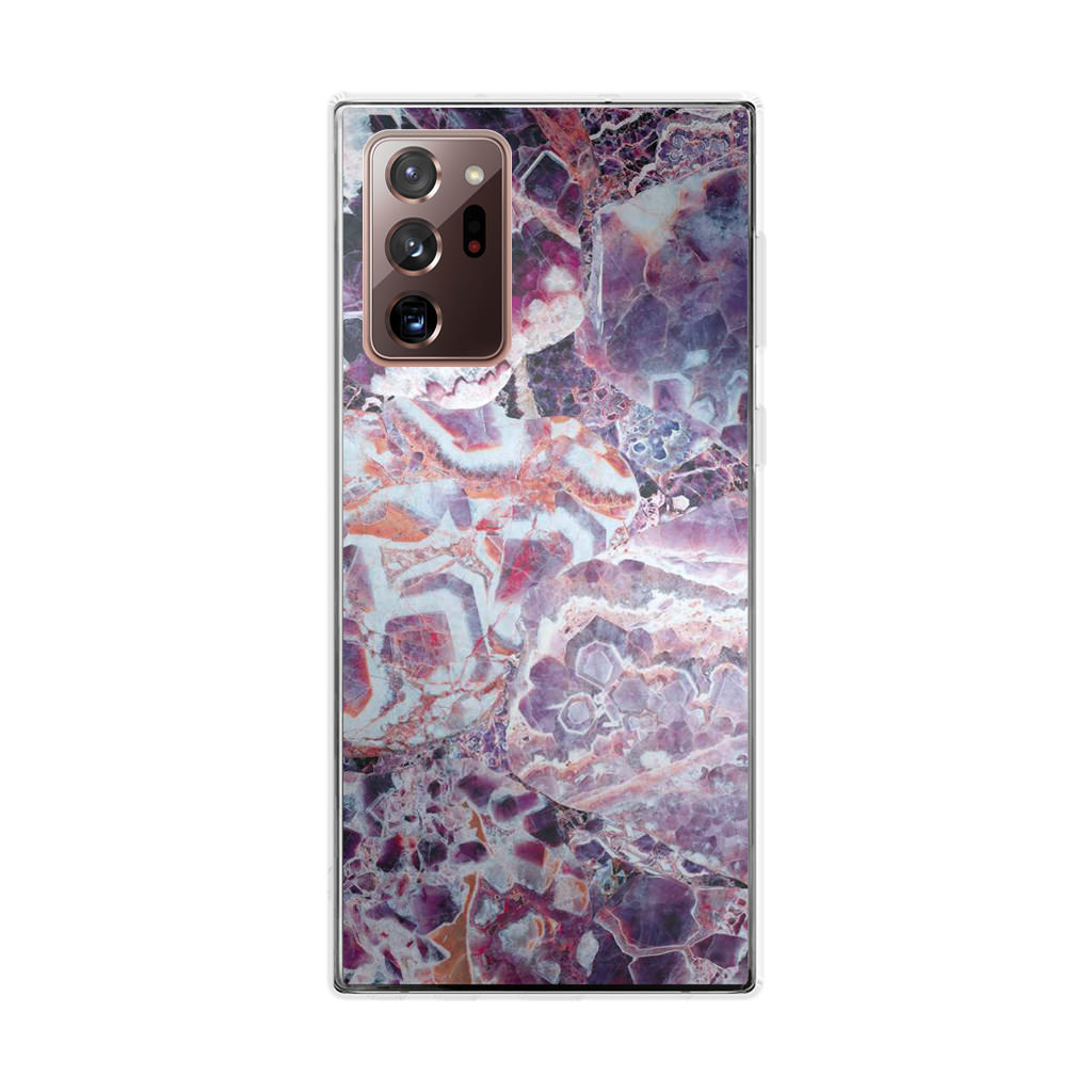 Purple Marble Galaxy Note 20 Ultra Case