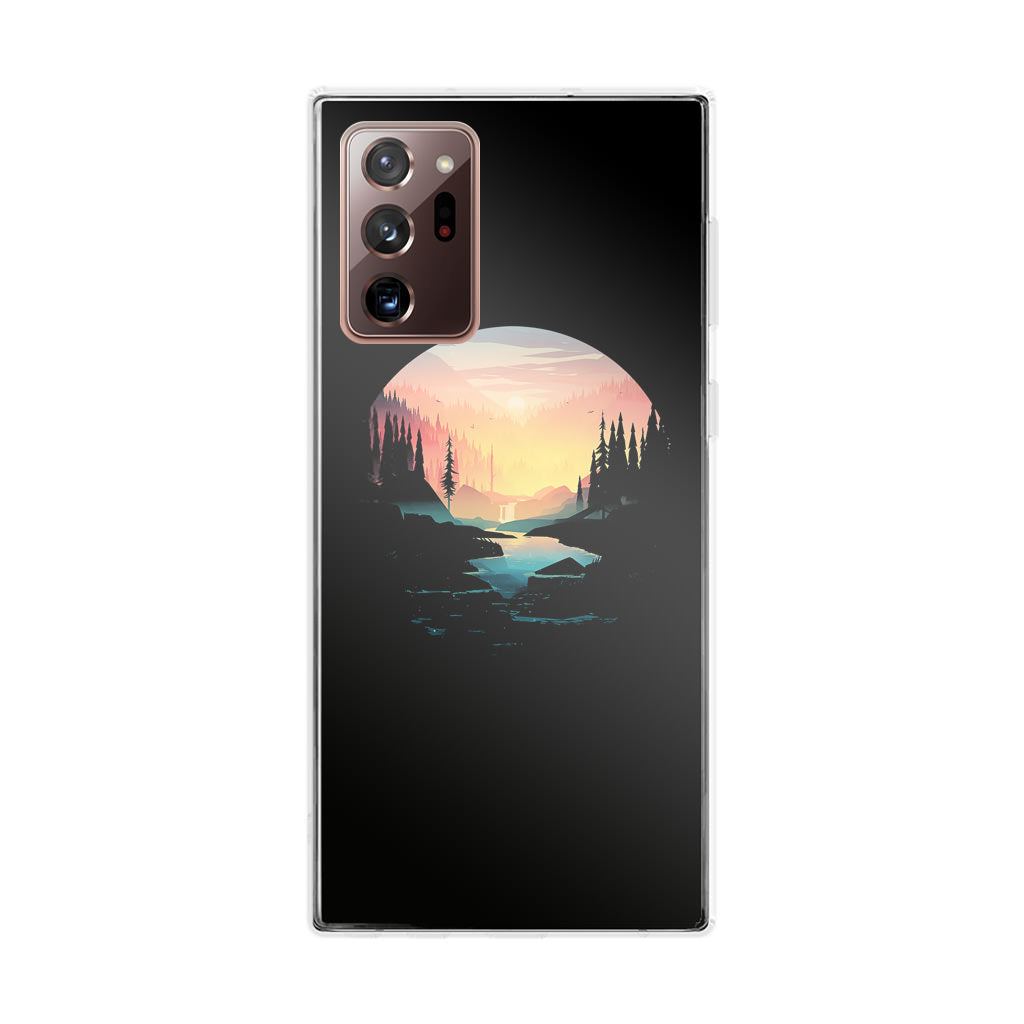 River Path at Dusk Galaxy Note 20 Ultra Case