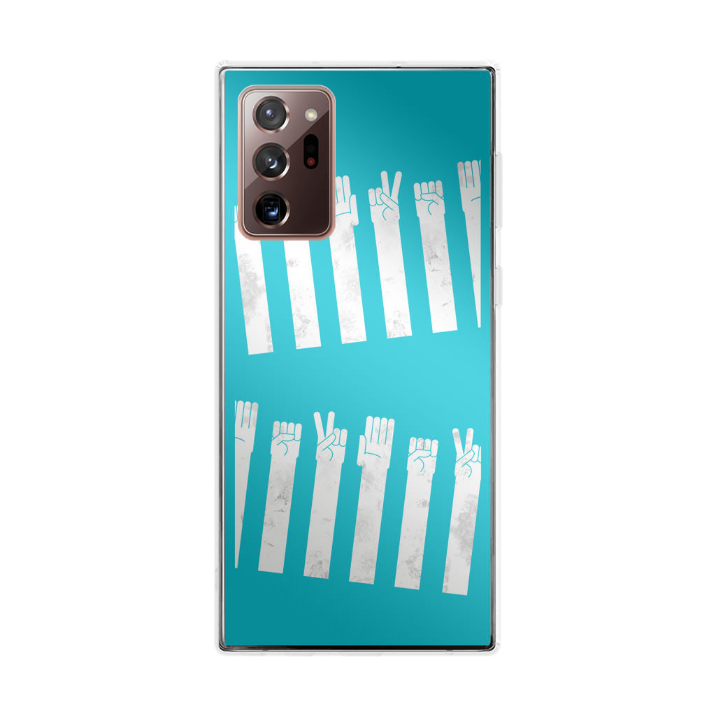 Rock Paper Scissors Zebra Crossing Galaxy Note 20 Ultra Case