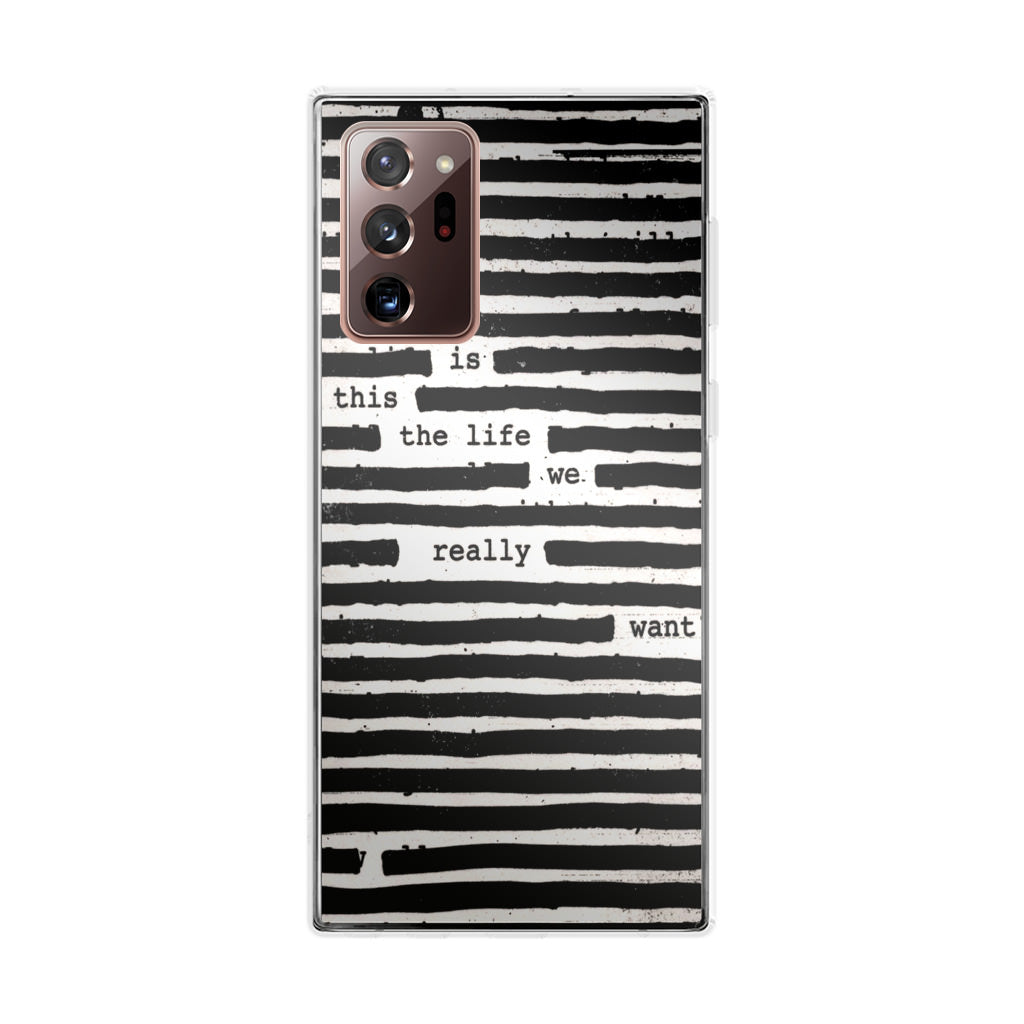 Roger Waters Is This the Life We Really Want Galaxy Note 20 Ultra Case