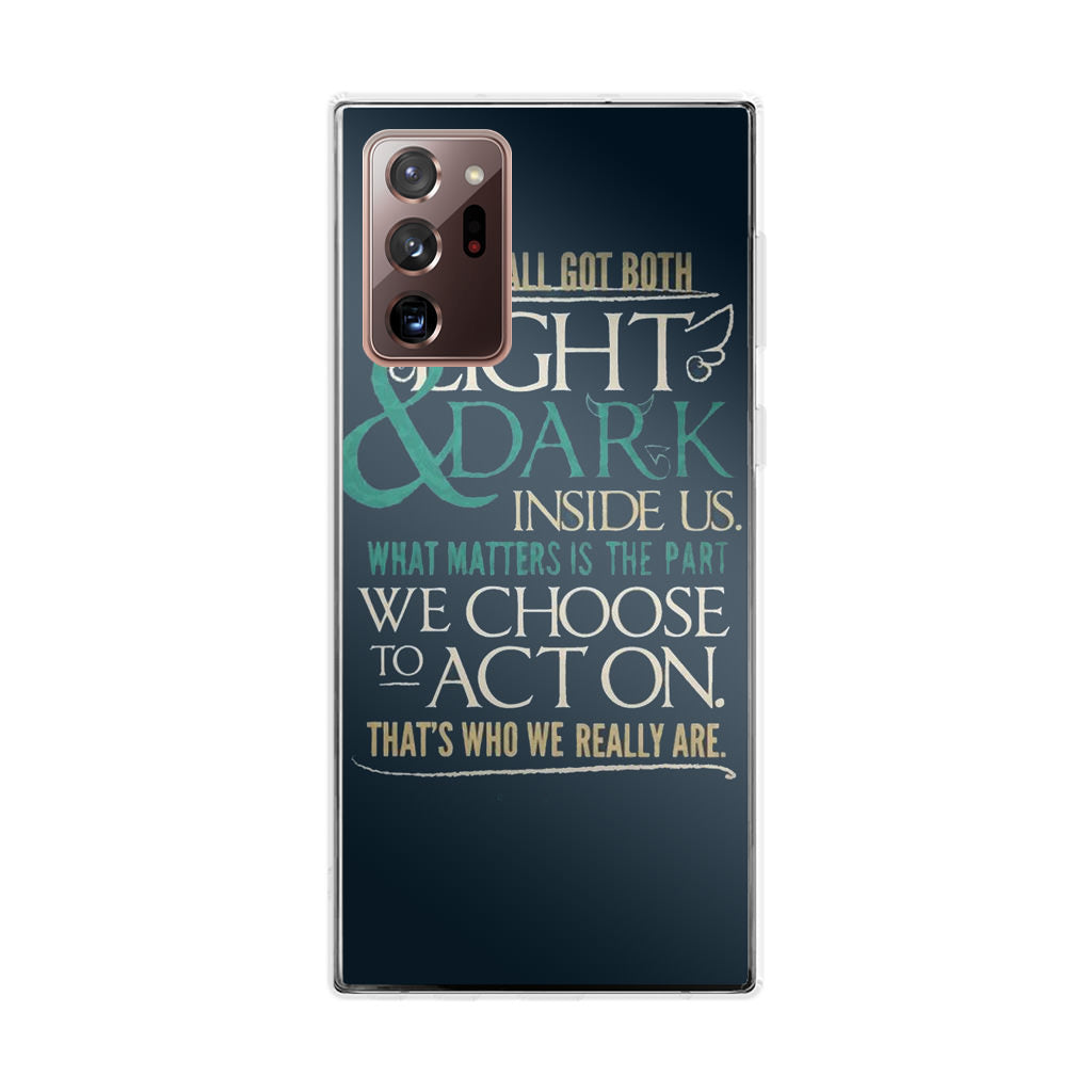 Sirius Black Quotes Galaxy Note 20 Ultra Case