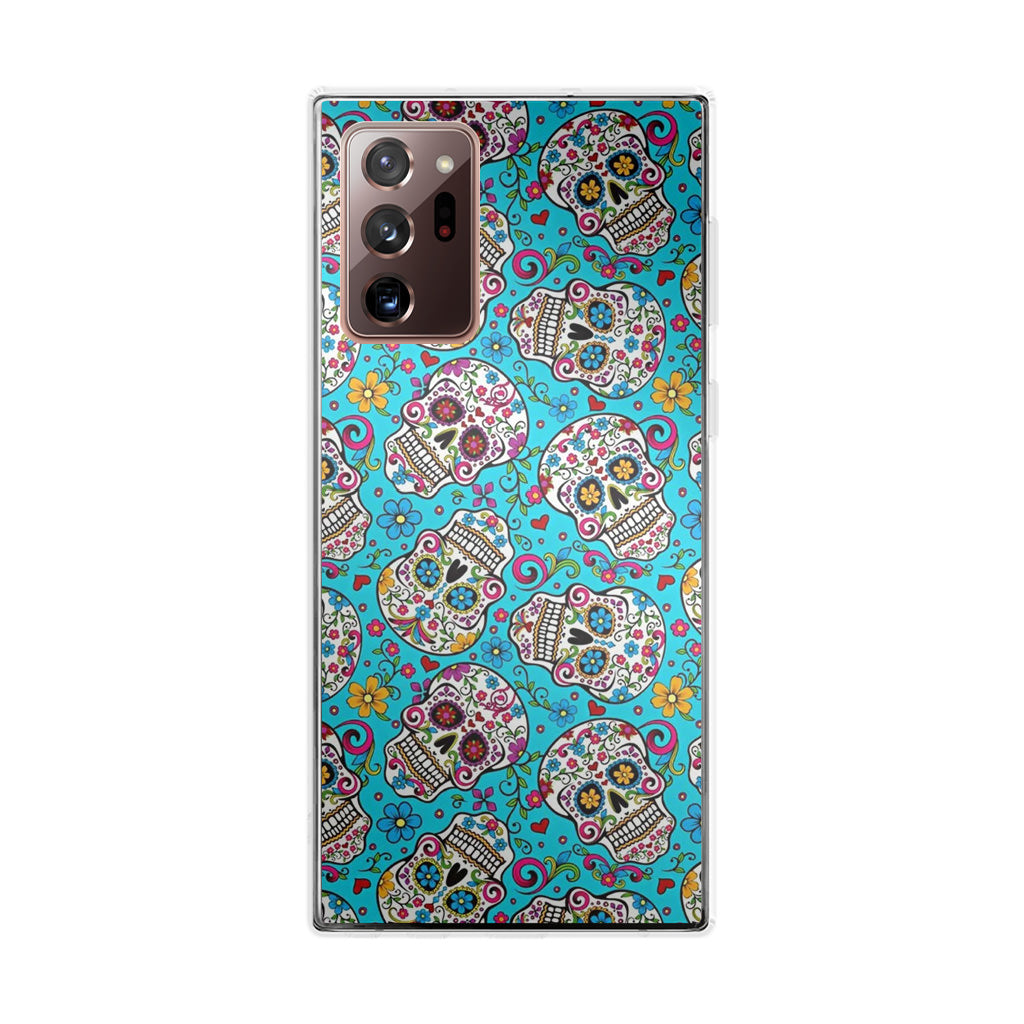 Skull Floral Sugar Galaxy Note 20 Ultra Case