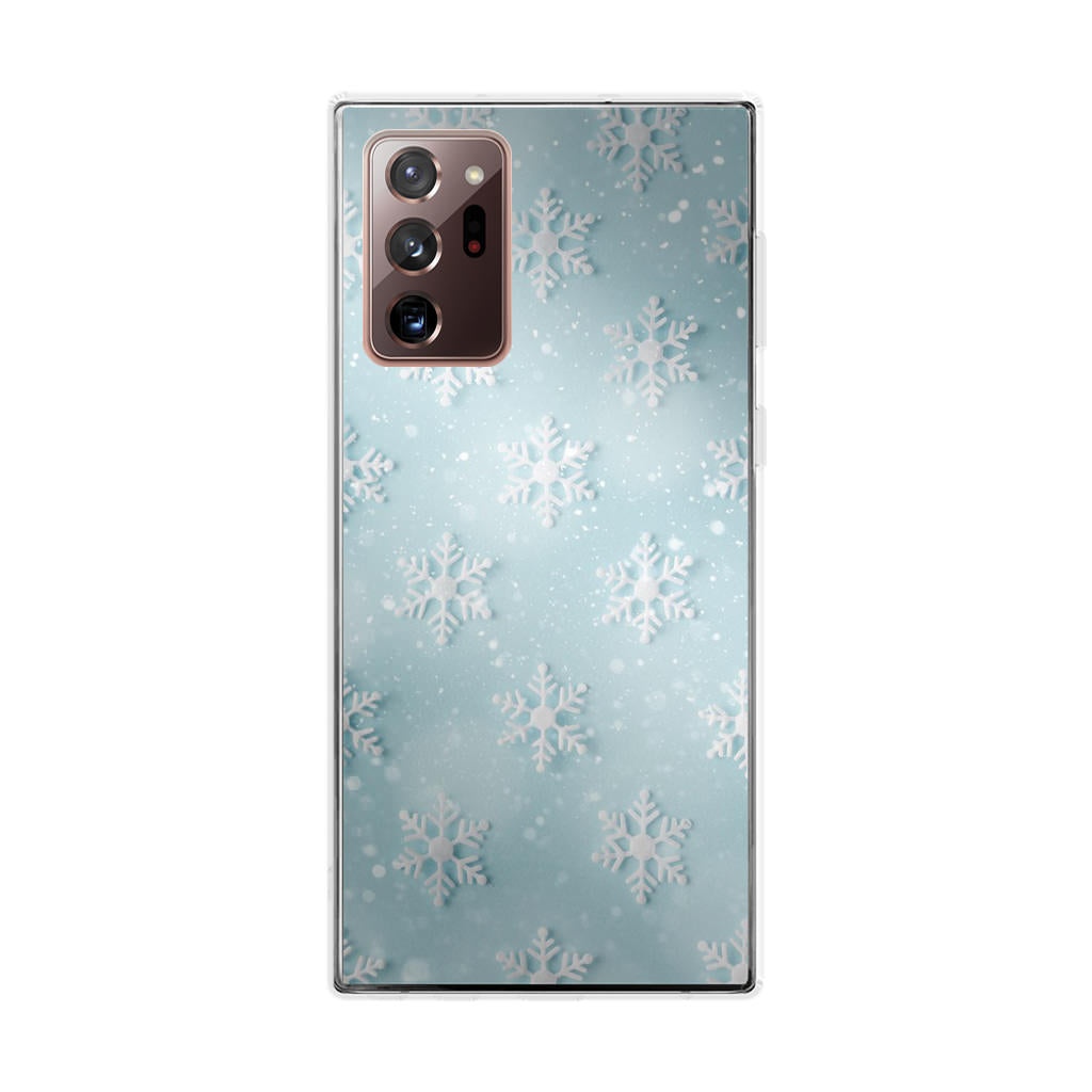 Snowflakes Pattern Galaxy Note 20 Ultra Case