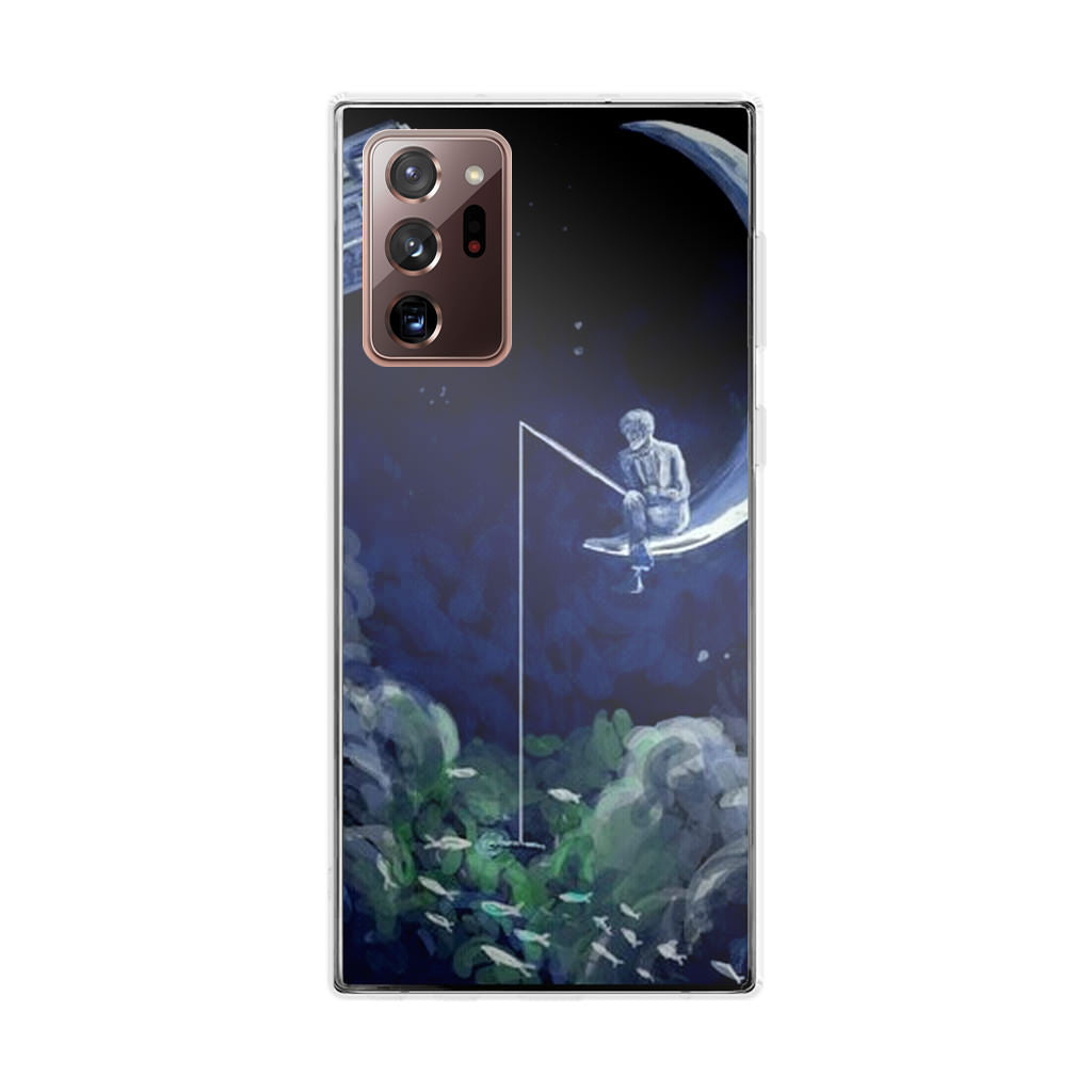 Tardis Walking To The Moon Galaxy Note 20 Ultra Case