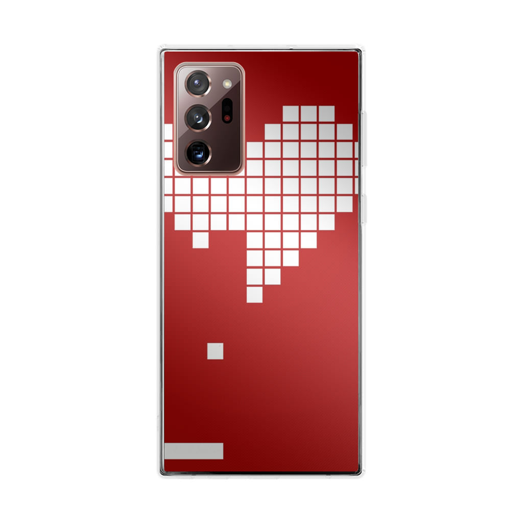 Tetris Heart Galaxy Note 20 Ultra Case