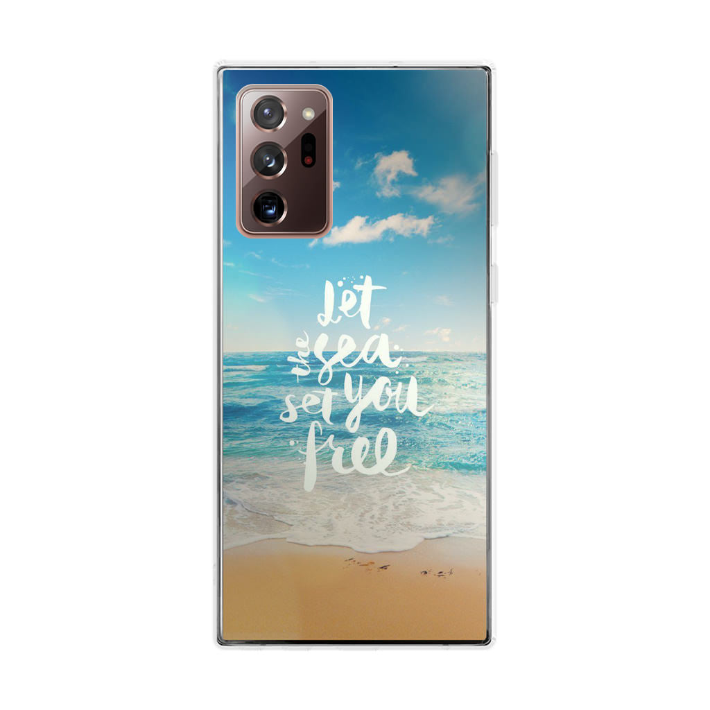 The Sea Set You Free Galaxy Note 20 Ultra Case