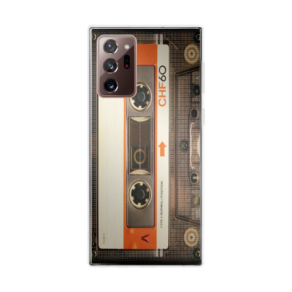 Vintage Audio Cassette Galaxy Note 20 Ultra Case