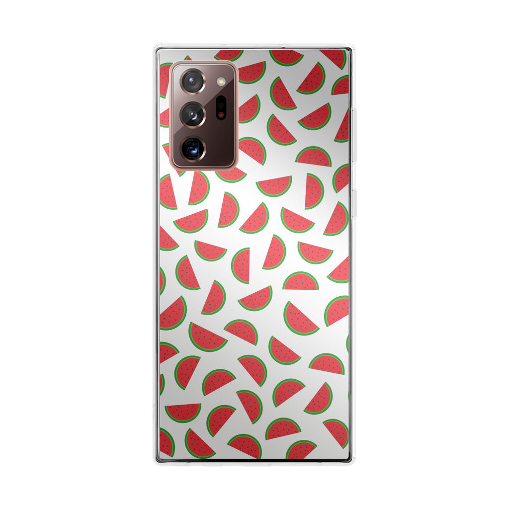 Watermelon Fruit Pattern White Galaxy Note 20 Ultra Case