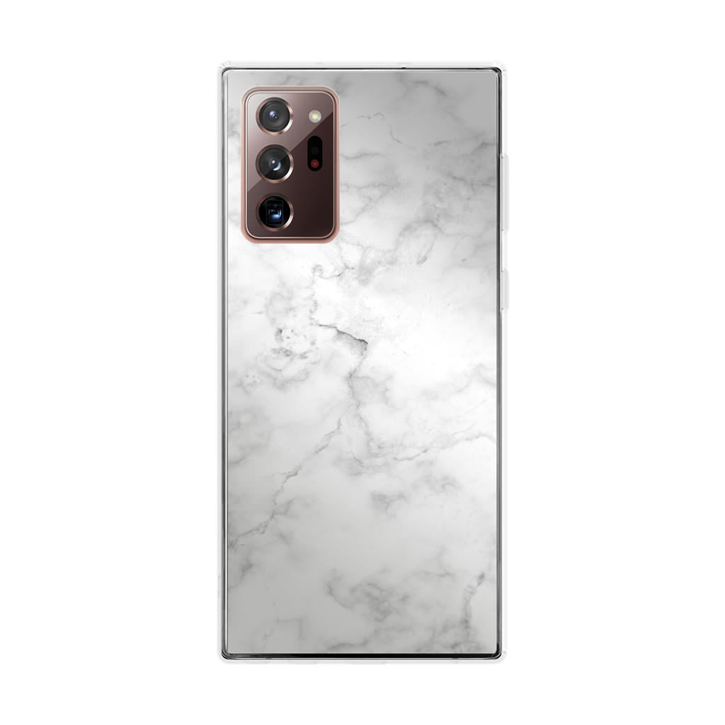 White Marble Galaxy Note 20 Ultra Case