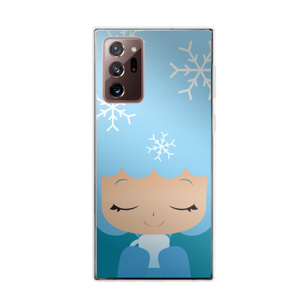 Winter Afro Girl Galaxy Note 20 Ultra Case