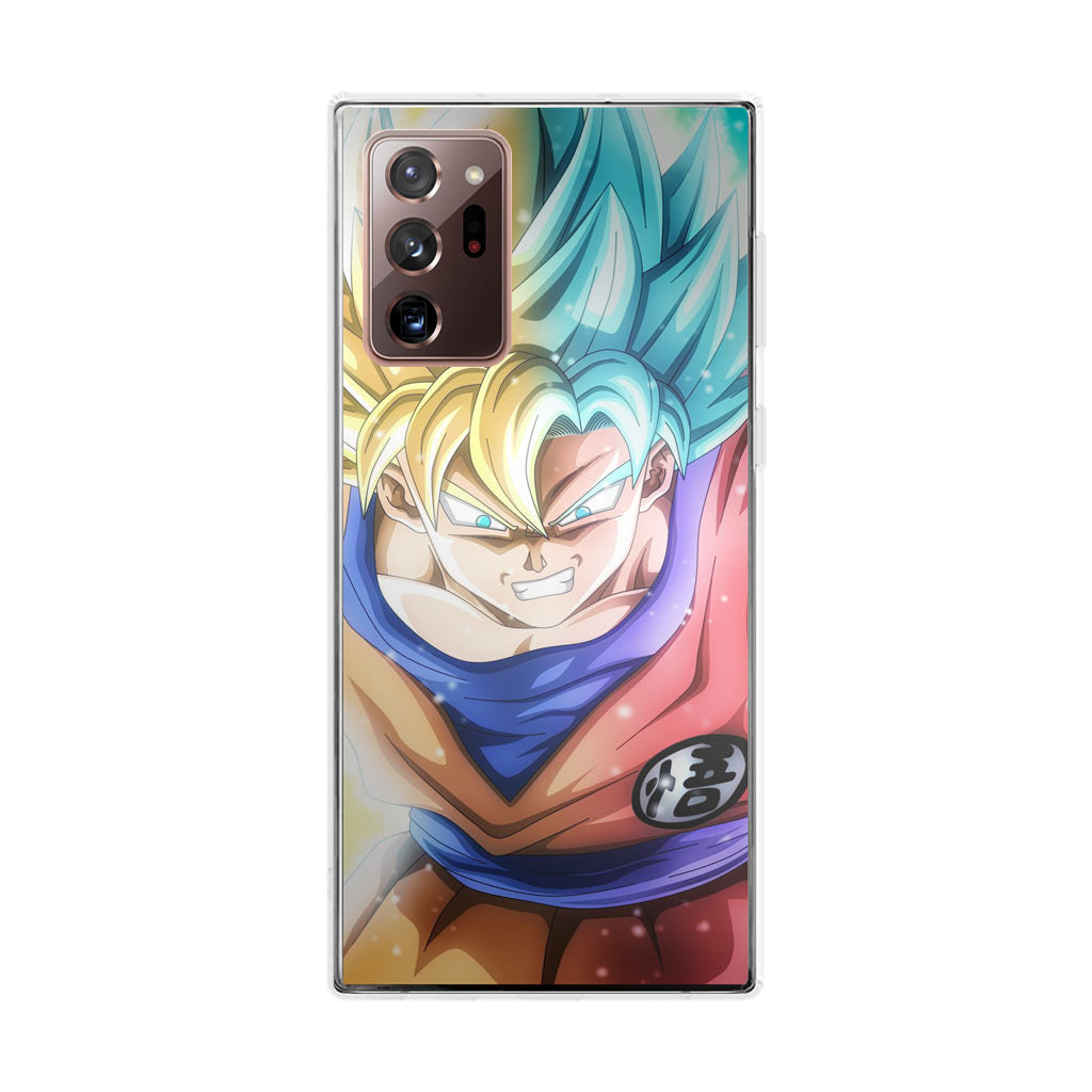Goku SSJ 1 to SSJ Blue Galaxy Note 20 Ultra Case