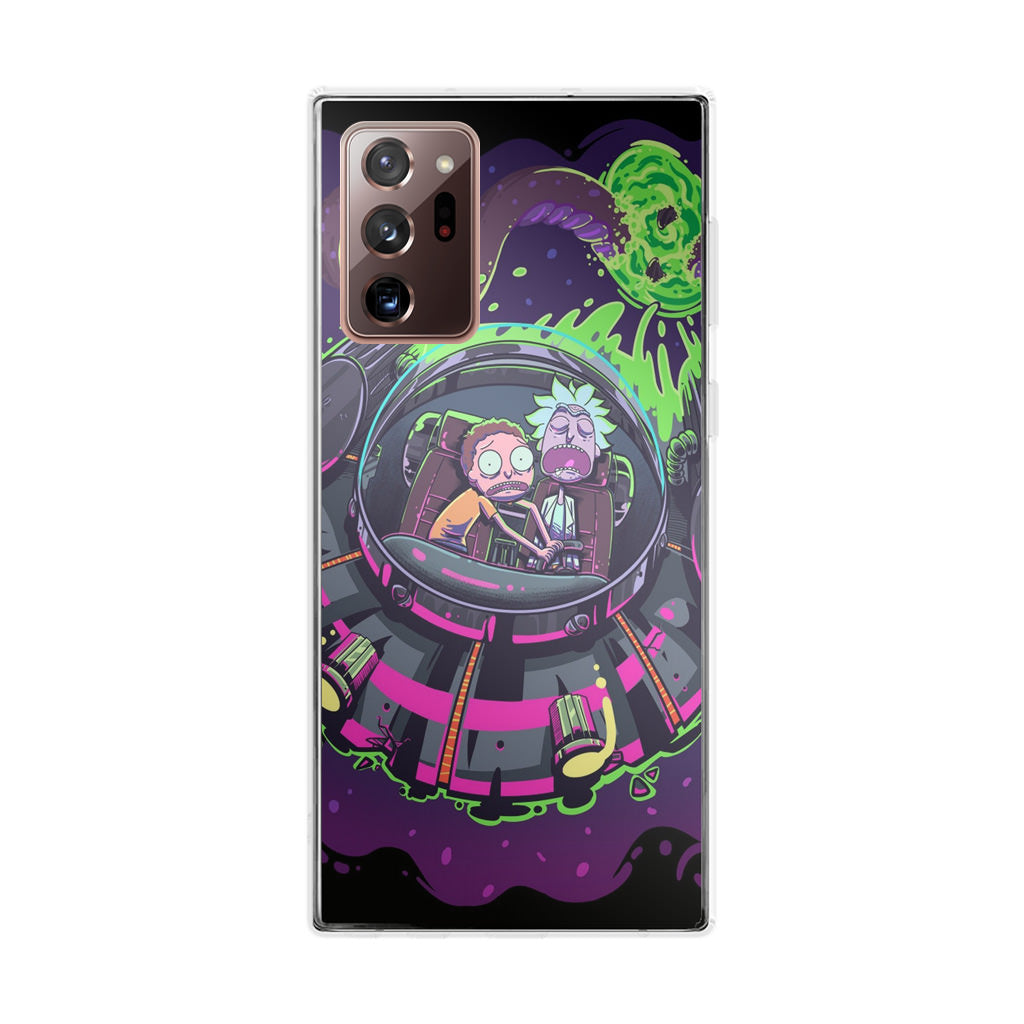 Rick And Morty Spaceship Galaxy Note 20 Ultra Case