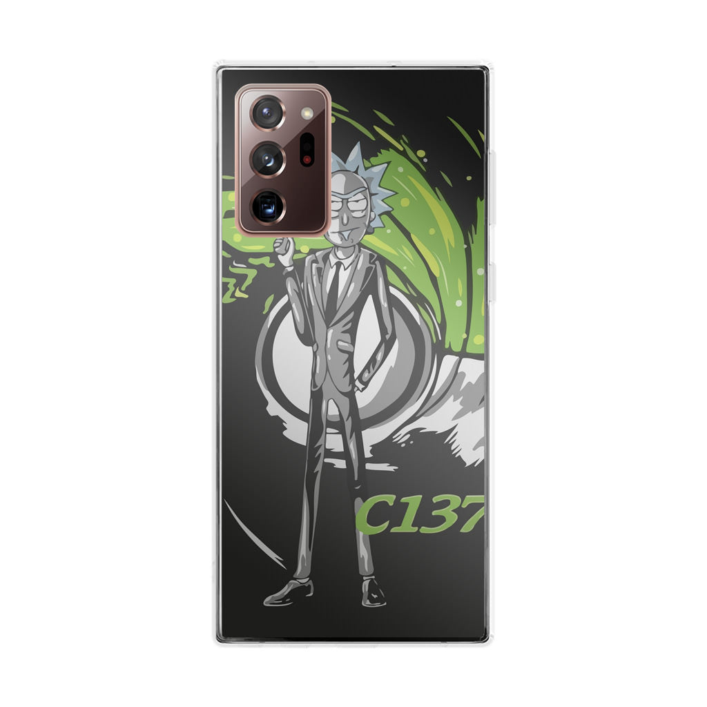 Rick Sanchez Agent C137 Galaxy Note 20 Ultra Case