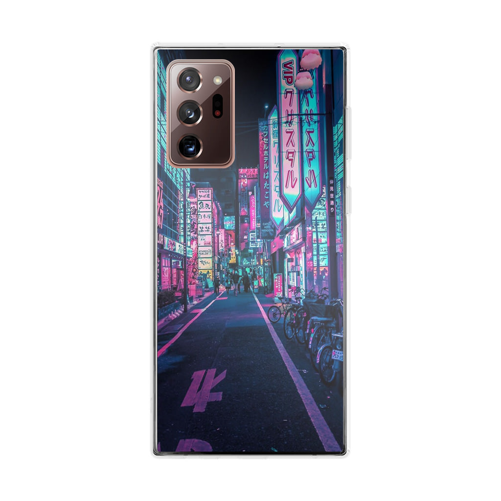 Tokyo Street Wonderful Neon Galaxy Note 20 Ultra Case