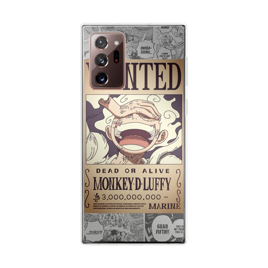 Gear 5 Wanted Poster Galaxy Note 20 Ultra Case