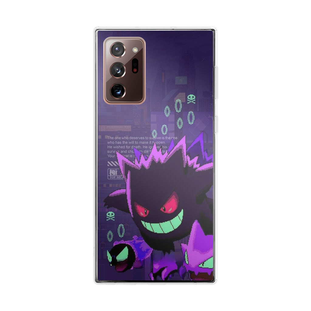 Gengar Pixel Art Galaxy Note 20 Ultra Case