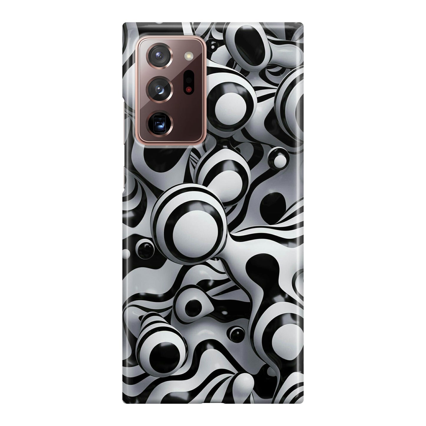 Abstract Art Black White Galaxy Note 20 Ultra Case