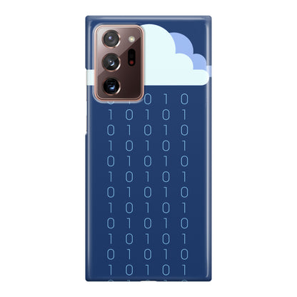 Abstract Binary Minimalist Galaxy Note 20 Ultra Case