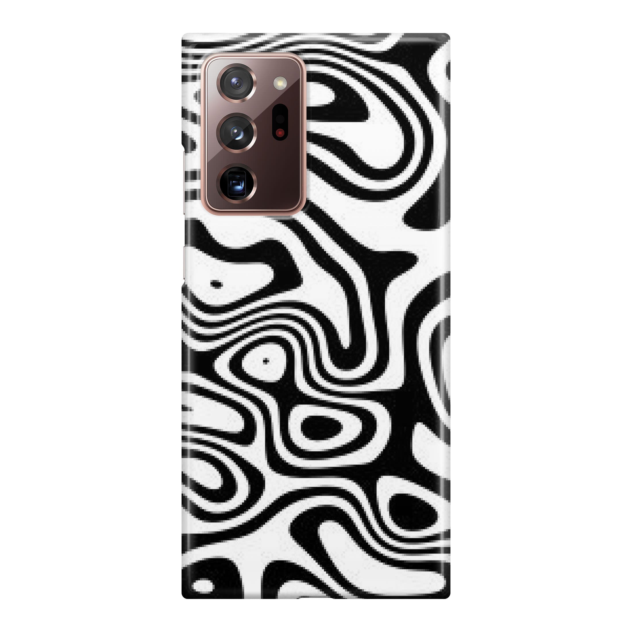 Abstract Black and White Background Galaxy Note 20 Ultra Case