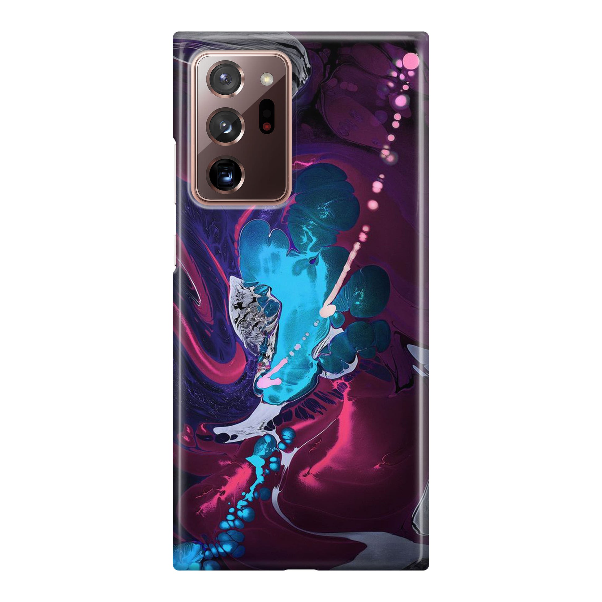 Abstract Purple Blue Art Galaxy Note 20 Ultra Case