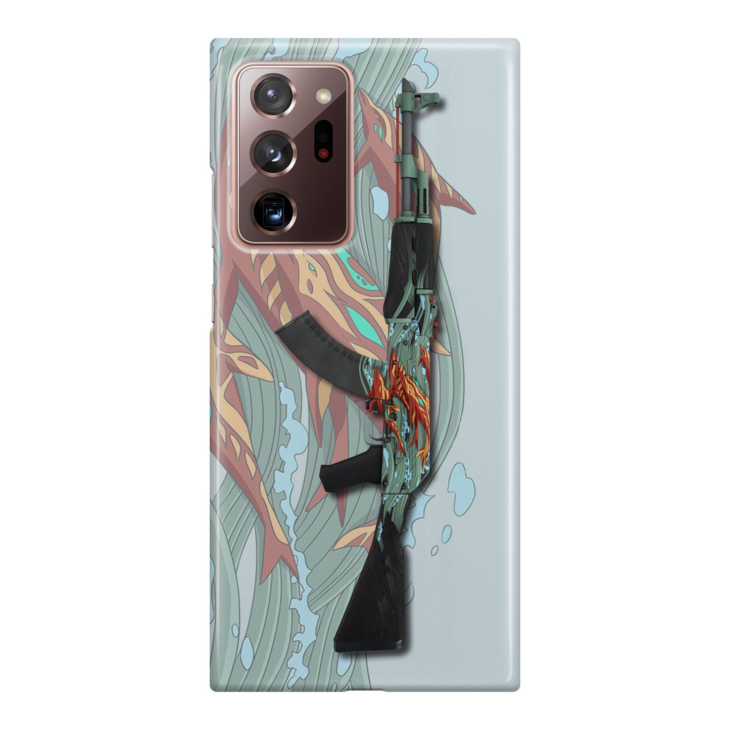 AK-47 Aquamarine Revenge Galaxy Note 20 Ultra Case