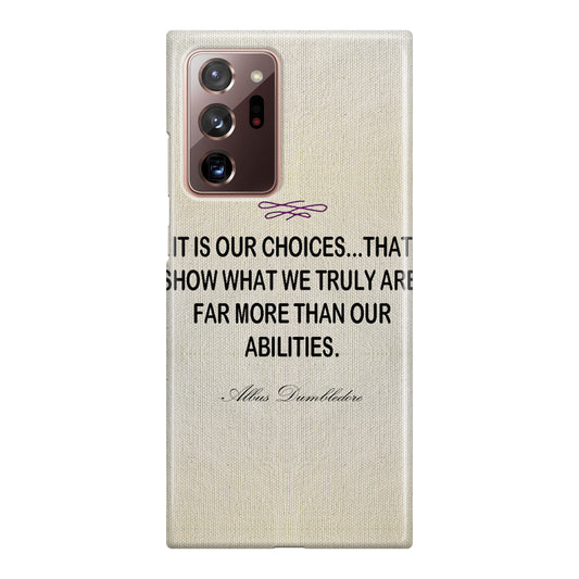 Albus Dumbledore Quote Galaxy Note 20 Ultra Case
