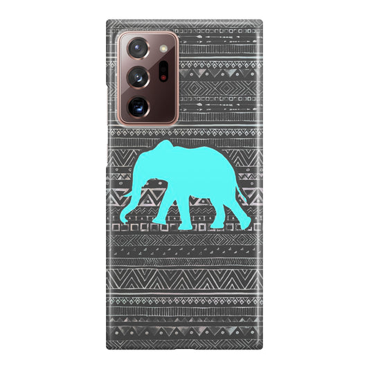 Aztec Elephant Turquoise Galaxy Note 20 Ultra Case