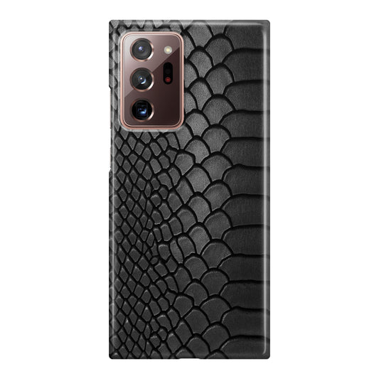 Black Snake Skin Texture Galaxy Note 20 Ultra Case