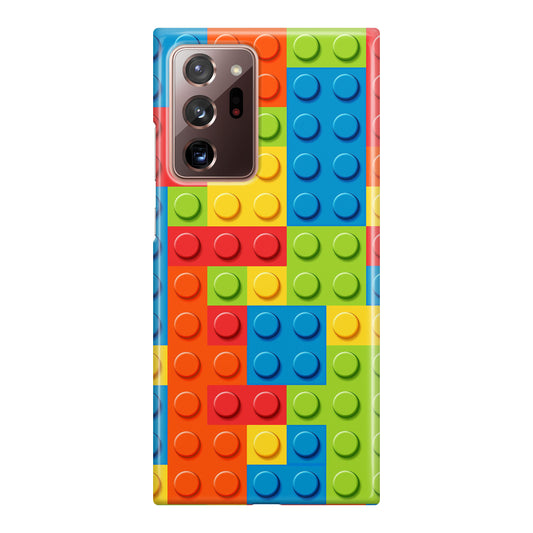 Blocks Rainbow Pattern Galaxy Note 20 Ultra Case