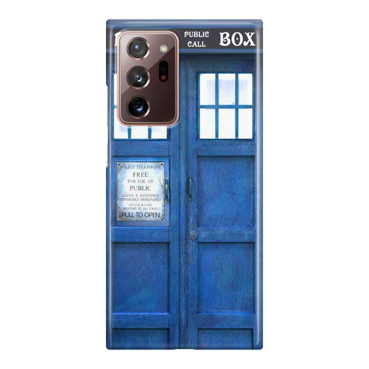 Blue Police Call Box Galaxy Note 20 Ultra Case