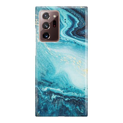 Blue Water Glitter Galaxy Note 20 Ultra Case