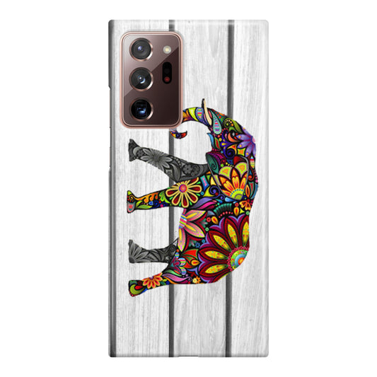 Colorful Elephant Flower Galaxy Note 20 Ultra Case