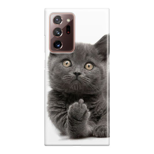 Finger British Shorthair Cat Galaxy Note 20 Ultra Case