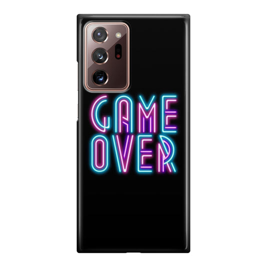 Game Over Neon Galaxy Note 20 Ultra Case