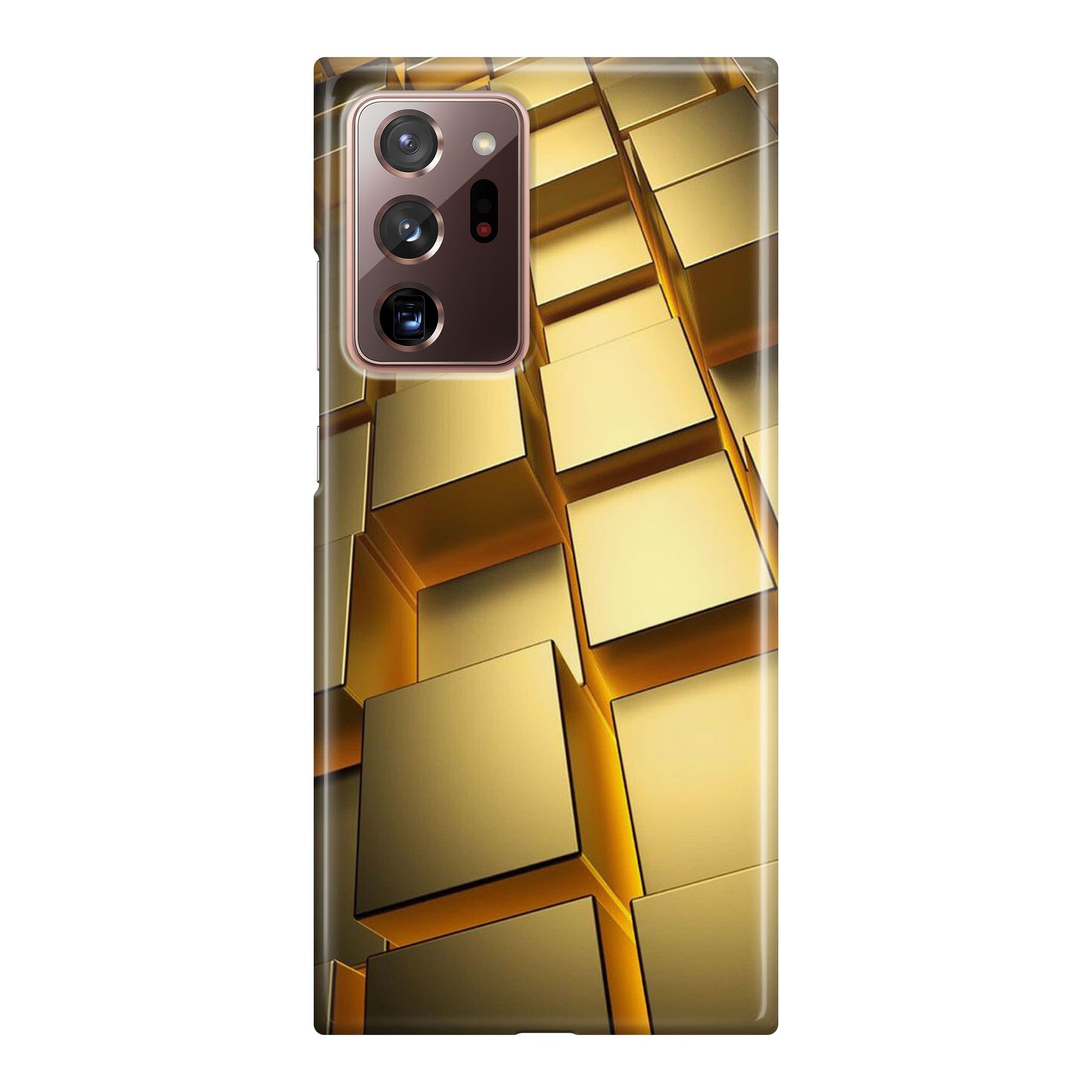 Golden Cubes Galaxy Note 20 Ultra Case