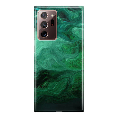 Green Abstract Art Galaxy Note 20 Ultra Case