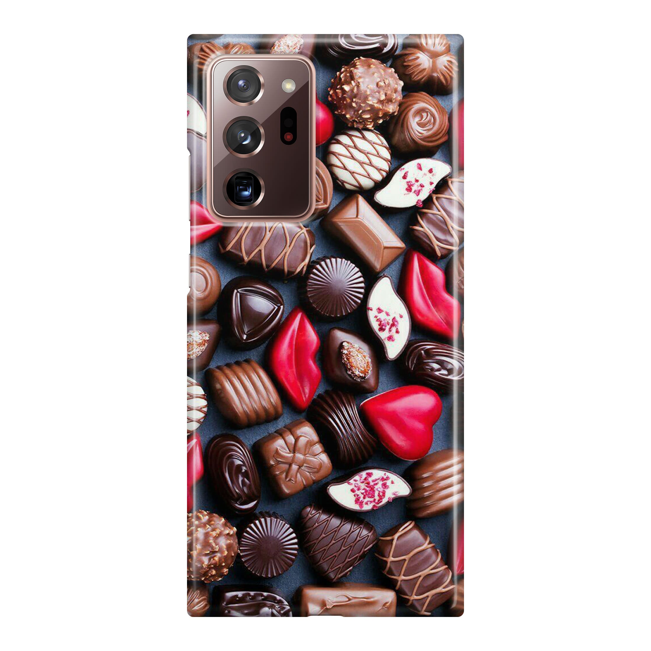 I Love Choco Pattern Galaxy Note 20 Ultra Case