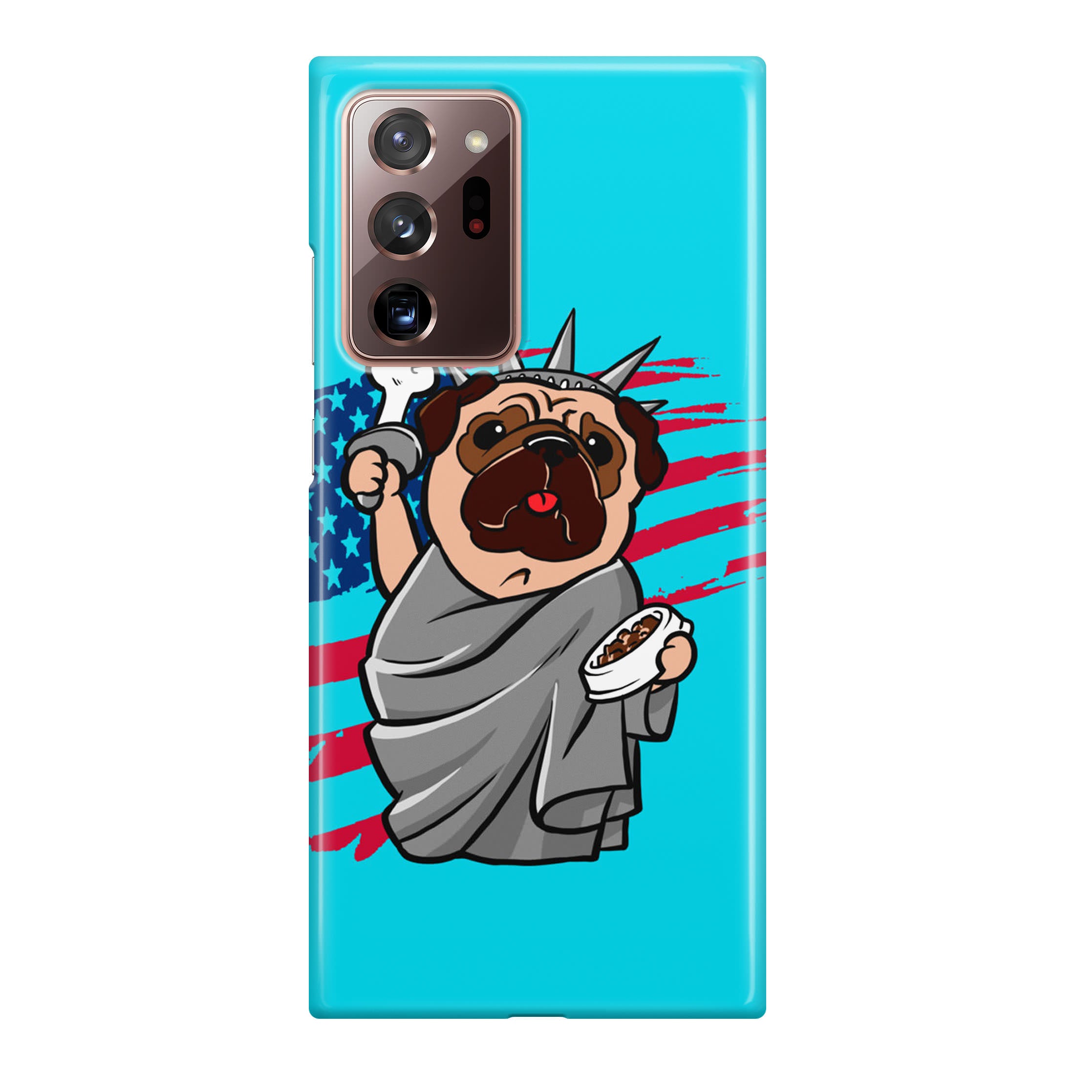 Independence Day Pug Galaxy Note 20 Ultra Case