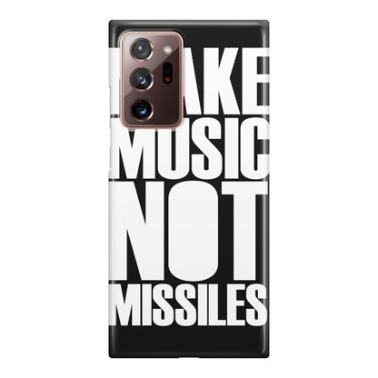 Make Music Not Missiles Galaxy Note 20 Ultra Case