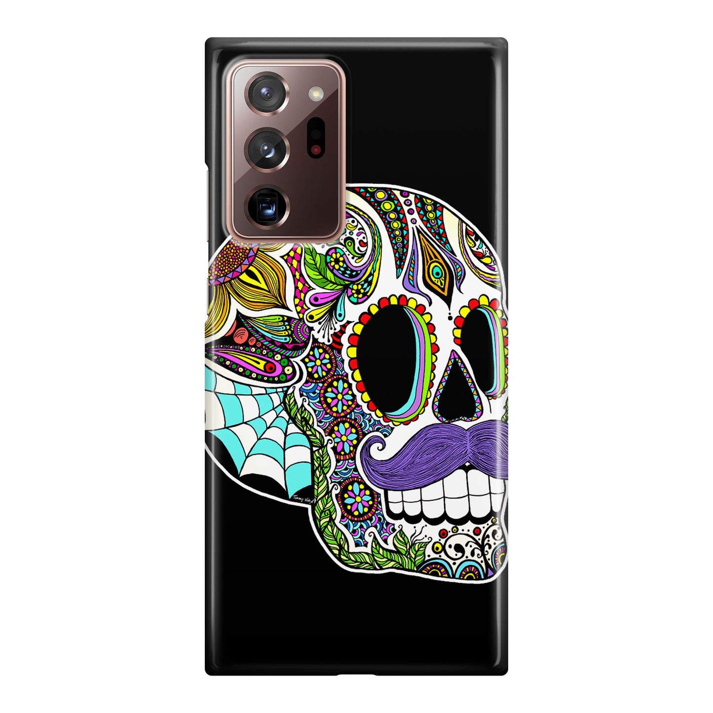 Mustache Sugar Skull Galaxy Note 20 Ultra Case