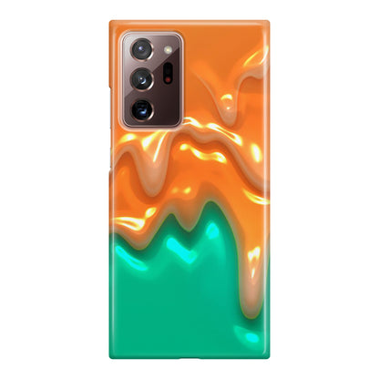 Orange Paint Dripping Galaxy Note 20 Ultra Case