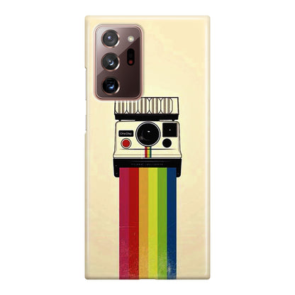 Polaroid Camera Colorful Rainbow Galaxy Note 20 Ultra Case