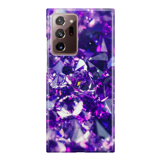 Purple Crystal Galaxy Note 20 Ultra Case