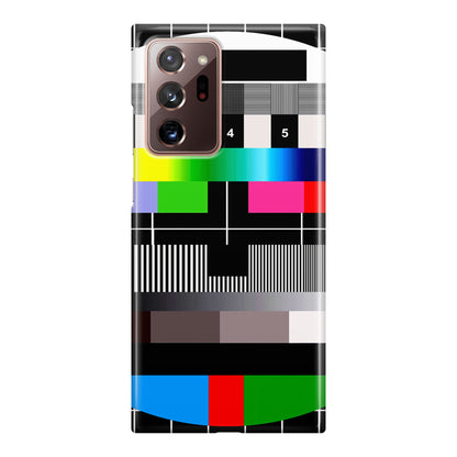 Scheme Pause TV Colorful Mesh Galaxy Note 20 Ultra Case