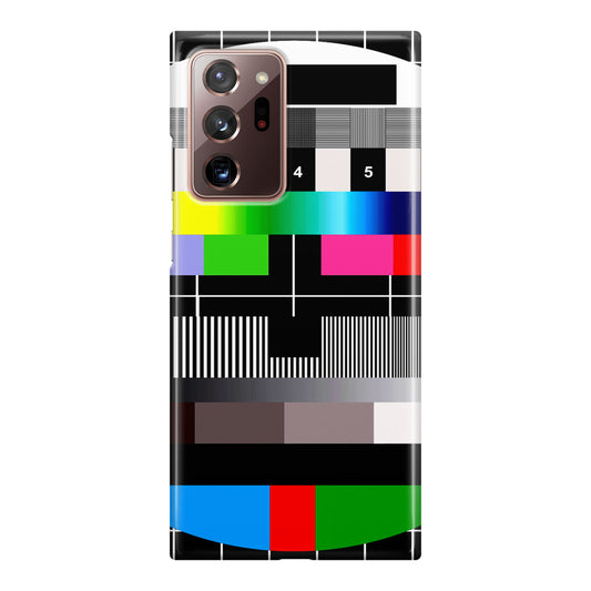 Scheme Pause TV Colorful Mesh Galaxy Note 20 Ultra Case