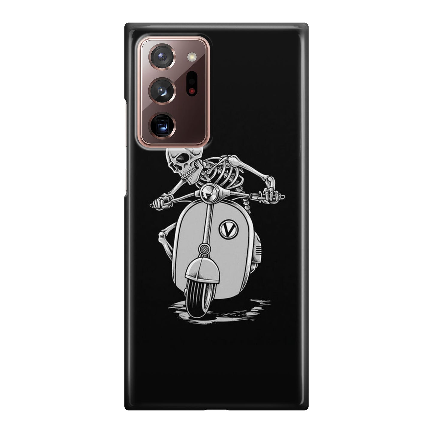 Skeleton Rides Scooter Galaxy Note 20 Ultra Case