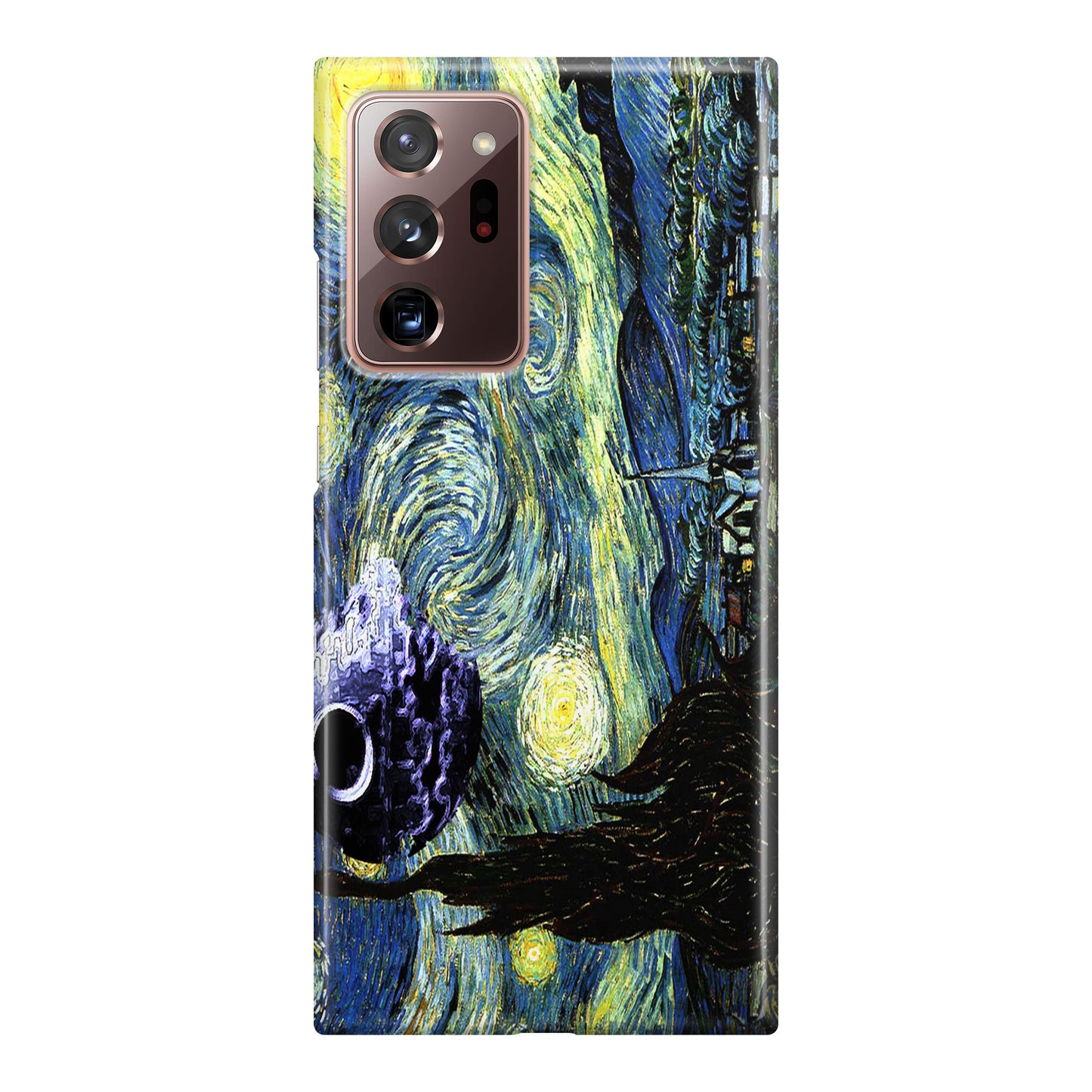 Skellington on a Starry Night Galaxy Note 20 Ultra Case